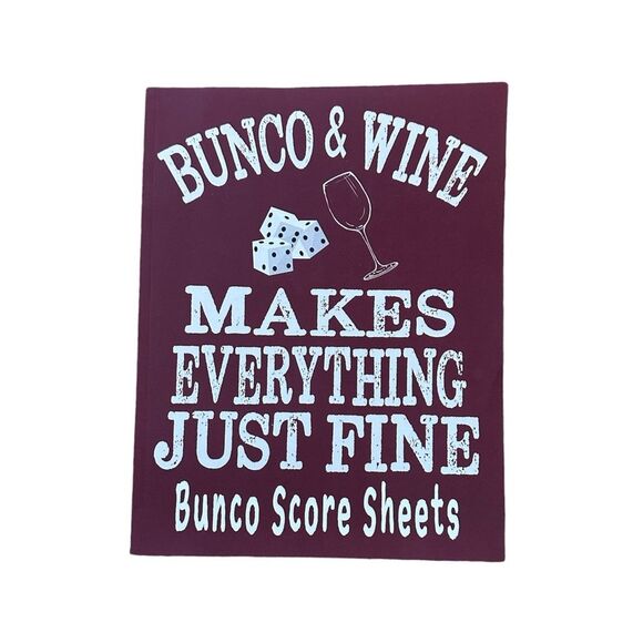 Other - NEW Bunco And Wine Bunco Score Sheet Book
